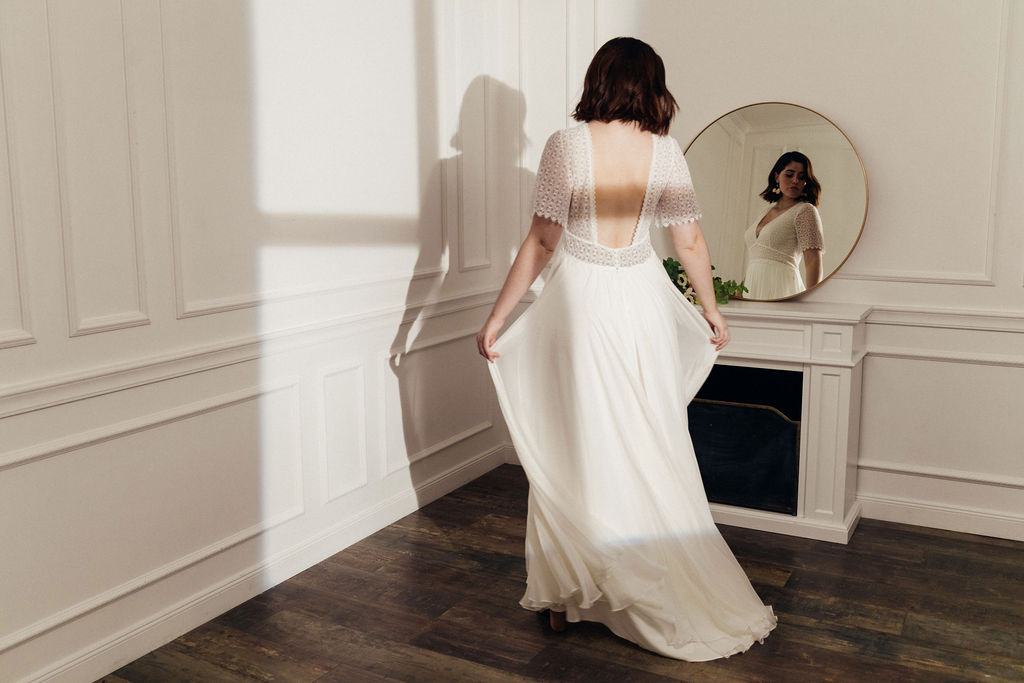 Blanche Showroom de robes de mariée - La Rochelle - Lingerie de mariee - Back to Glam - Mariage